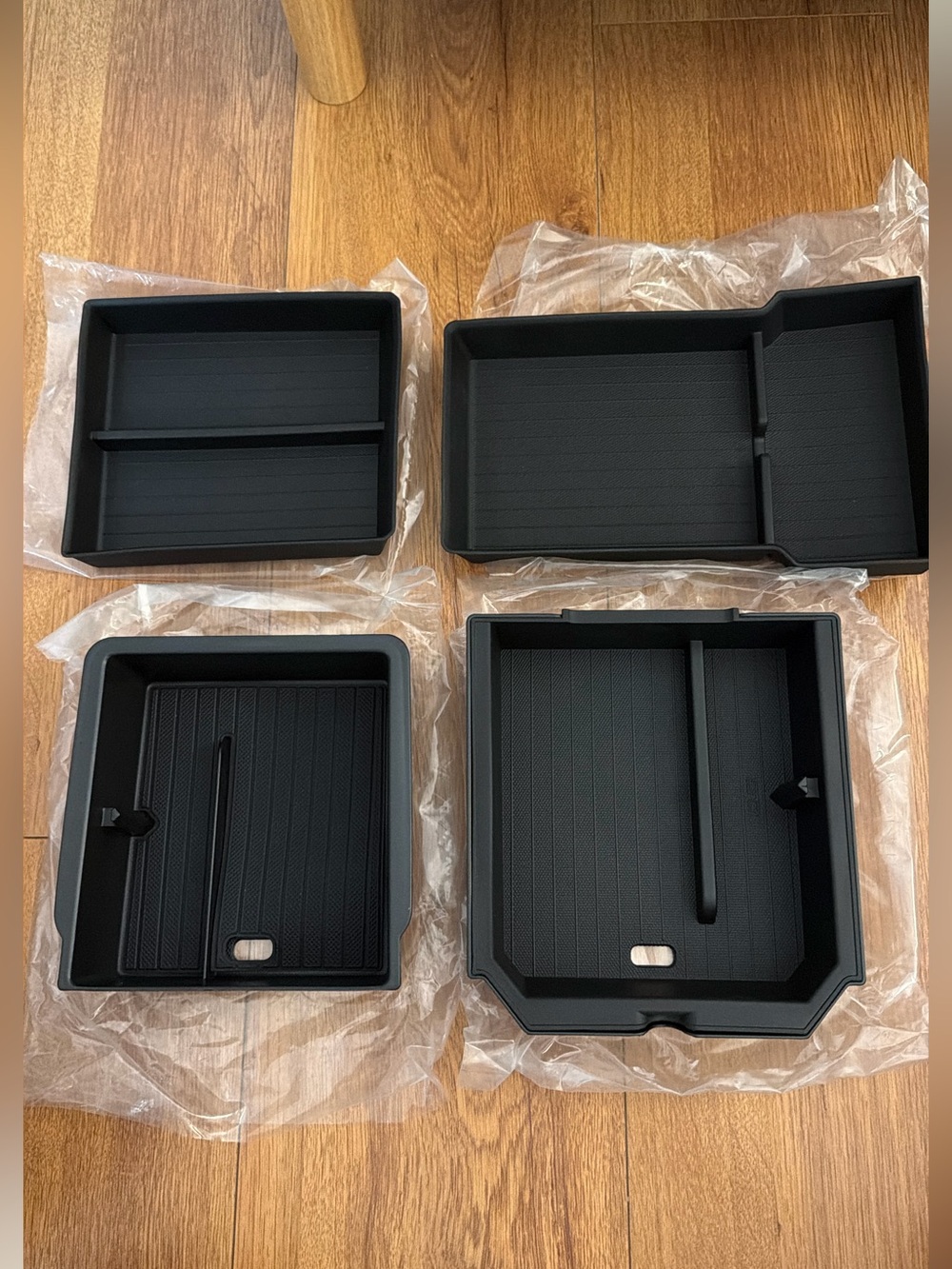 Center Console Organizer Trays - 4pc Set for Tesla model 3 2024/2025 highland
